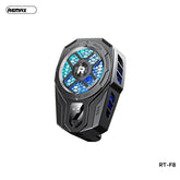 Remax RT-F8i Series Clamp Phone Cooler Black - CompuMe